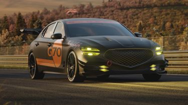 Genesis G70 Track Day Special Concept - front tracking
