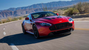 aston martin v12 vantage s coupe 2013 front action