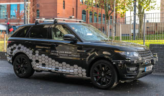 Jaguar Land Rover autonomous testing - static