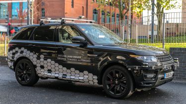 Jaguar Land Rover autonomous testing - static