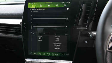 Renault Scenic - efficiency screen