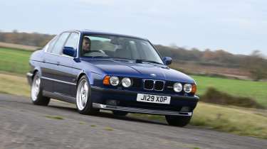 BMW M5 - front cornering 