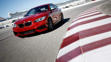 BMW M235i 2014 cornering
