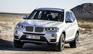 BMW X3 facelift front