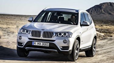 BMW X3 facelift front