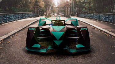 &#039;Onto&#039;-branded Formula-E car