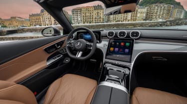 Mercedes CLE Cabriolet - interior