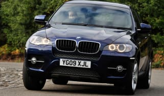 BMW X6 front cornering