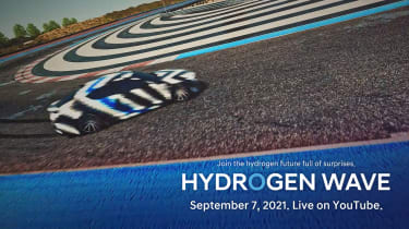 Hyundai hydrogen-powered sports saloon teaser 