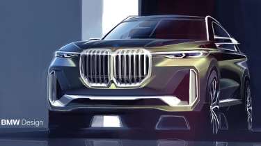 BMW X7 Concept - front sketch