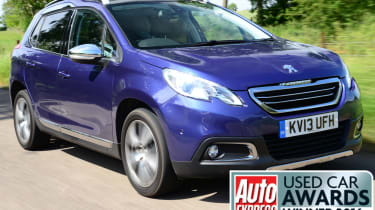 Used Car Awards 2016 - Peugeot 2008 front tracking