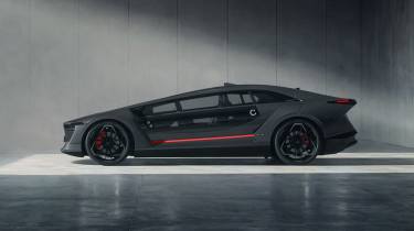Ceer Exobot sedan - side profile