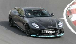 Aston Martin Vanquish S (camouflaged) - front cornering