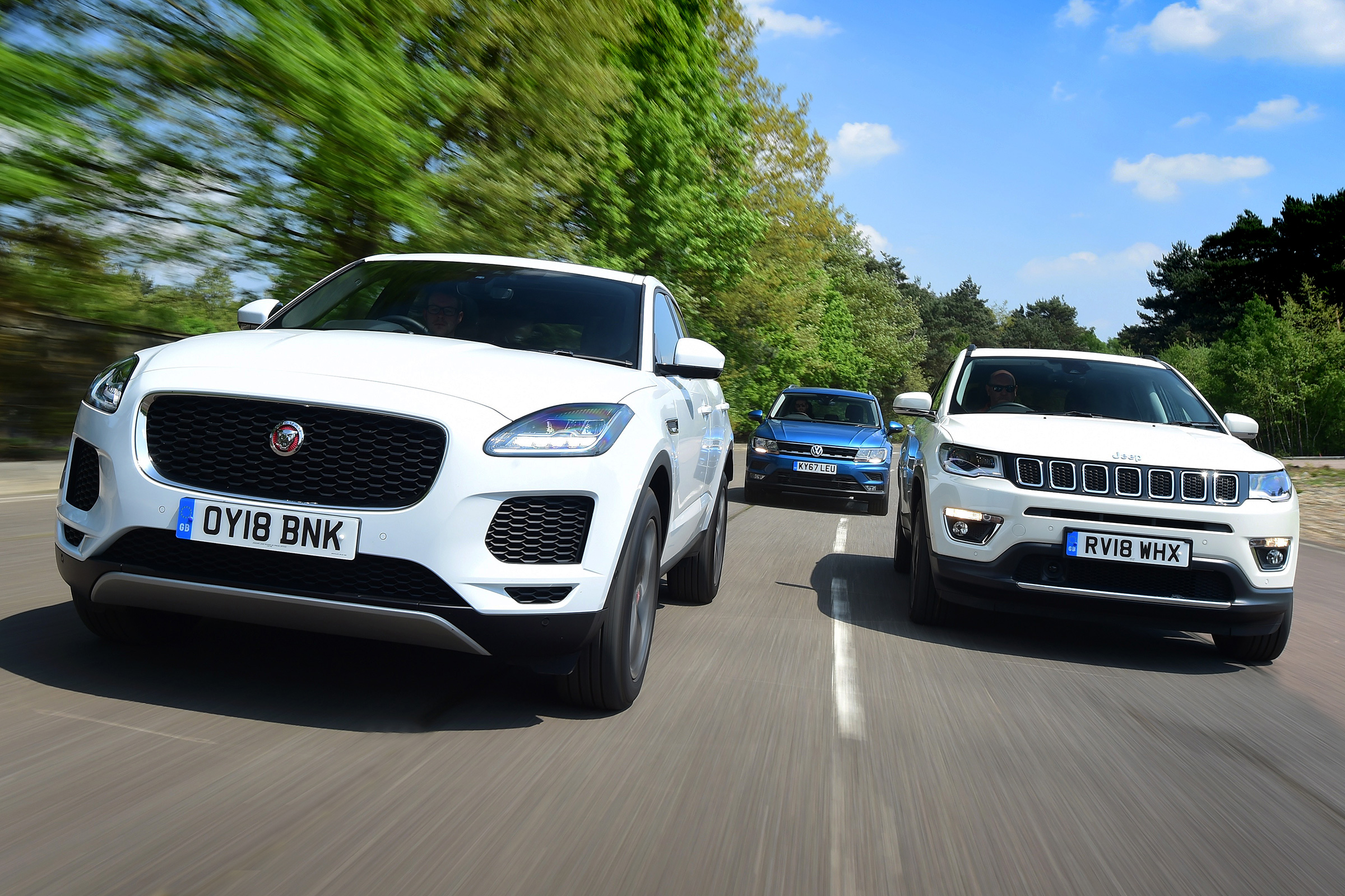 Jaguar E-Pace vs Volkswagen Tiguan vs Jeep Compass  Auto 