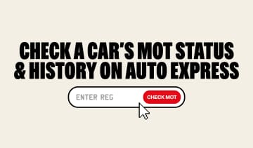 Auto Express MoT checker tool graphic