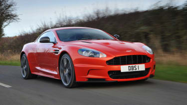 Aston Martin DBS Carbon Edition front tracking