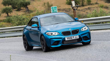 New BMW M2 Coupe UK - front cornering 3