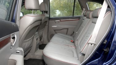 Hyundai Santa Fe CDX+ rear seats