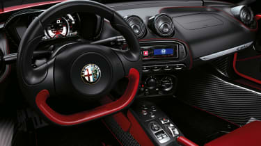 Alfa Romeo 4C Spider interior