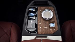 BMW iDrive 8 - wood