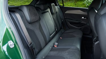 Peugeot 308 hybrid review - rear seats