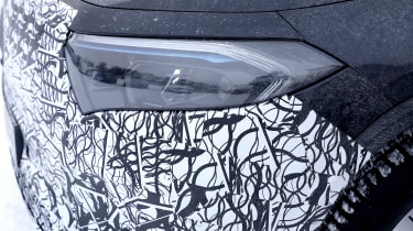 Mercedes EQA (camouflaged) - headlight