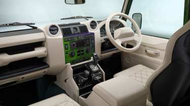 Classic Land Rover Defender V8 Pick-up - interior