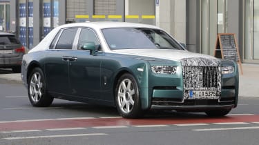 New 2022 Rolls Royce Phantom facelift spotted - front