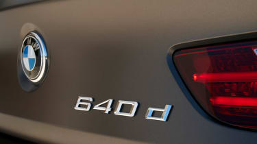 BMW 640d Gran Coupe badge