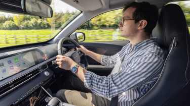 Tom Jervis driving the Chery Tiggo 4