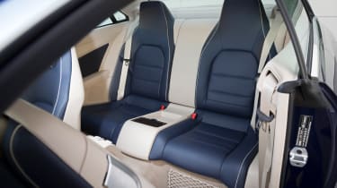 Mercedes E400 Coupe rear seats