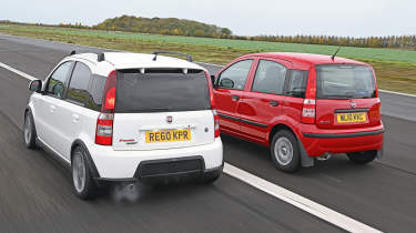 Fiat Panda Mk3 and 100HP - rear 3/4