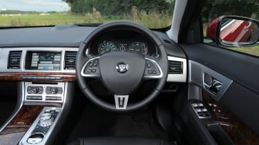 Jaguar XF steering wheel