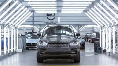 Jaguar Land Rover SVO facility - Range Rover