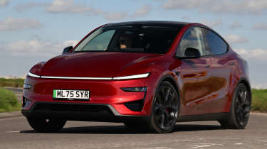 Tesla Model Y - front angled