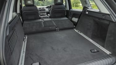 Range Rover Sport Supercharged seats folded