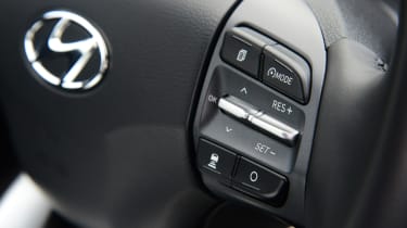 Hyundai Kona electric steering wheel