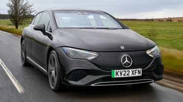 Mercedes EQE 350 - front tracking
