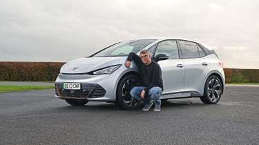 Auto Express editor Paul Barker and his Cupra Born