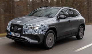 Mercedes EQA prototype - front
