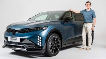 Tom Jervis with the facelifted Renault Megane
