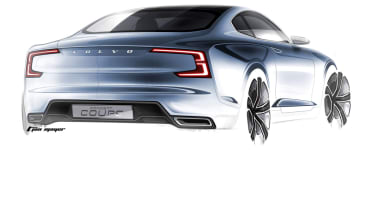 Volvo Concept Coupe sketch rear