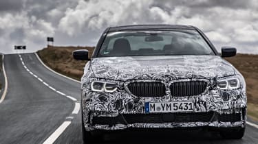 BMW 5 Series prototype 2016 - front tracking 3