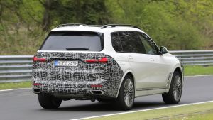 BMW X7 spy shot - rear