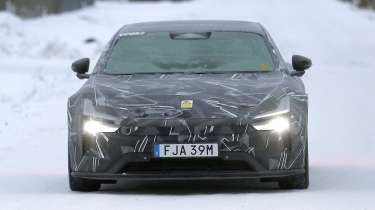 Polestar 5 spy shot - front end