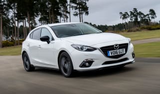 Mazda 3 Sport Black front side