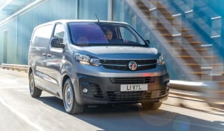 Vauxhall Vivaro van - front tracking