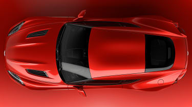 Aston Martin Vanquish Zagato - overhead