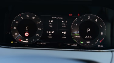 Range Rover Evoque facelift - dials