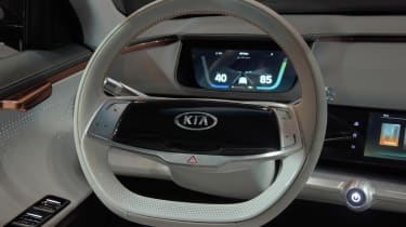 Kia Niro EV - CES steering wheel